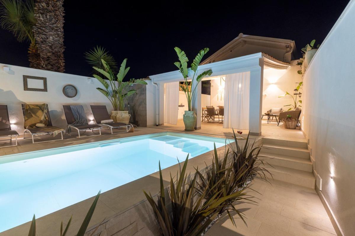 Villa Delle Palme Con Piscina Privata Santa Maria Del Focallo Ngoại thất bức ảnh