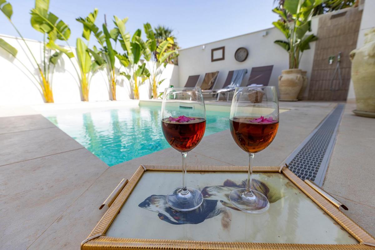 Villa Delle Palme Con Piscina Privata Santa Maria Del Focallo Ngoại thất bức ảnh
