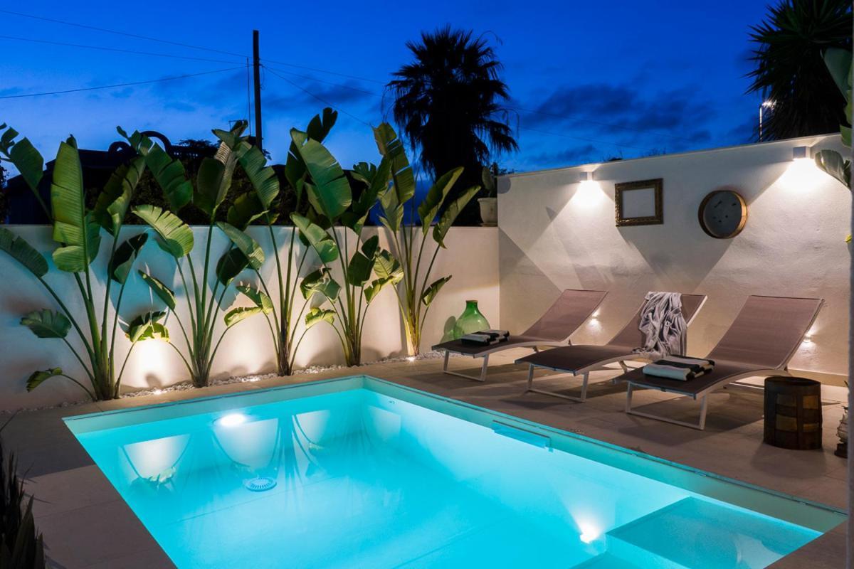 Villa Delle Palme Con Piscina Privata Santa Maria Del Focallo Ngoại thất bức ảnh